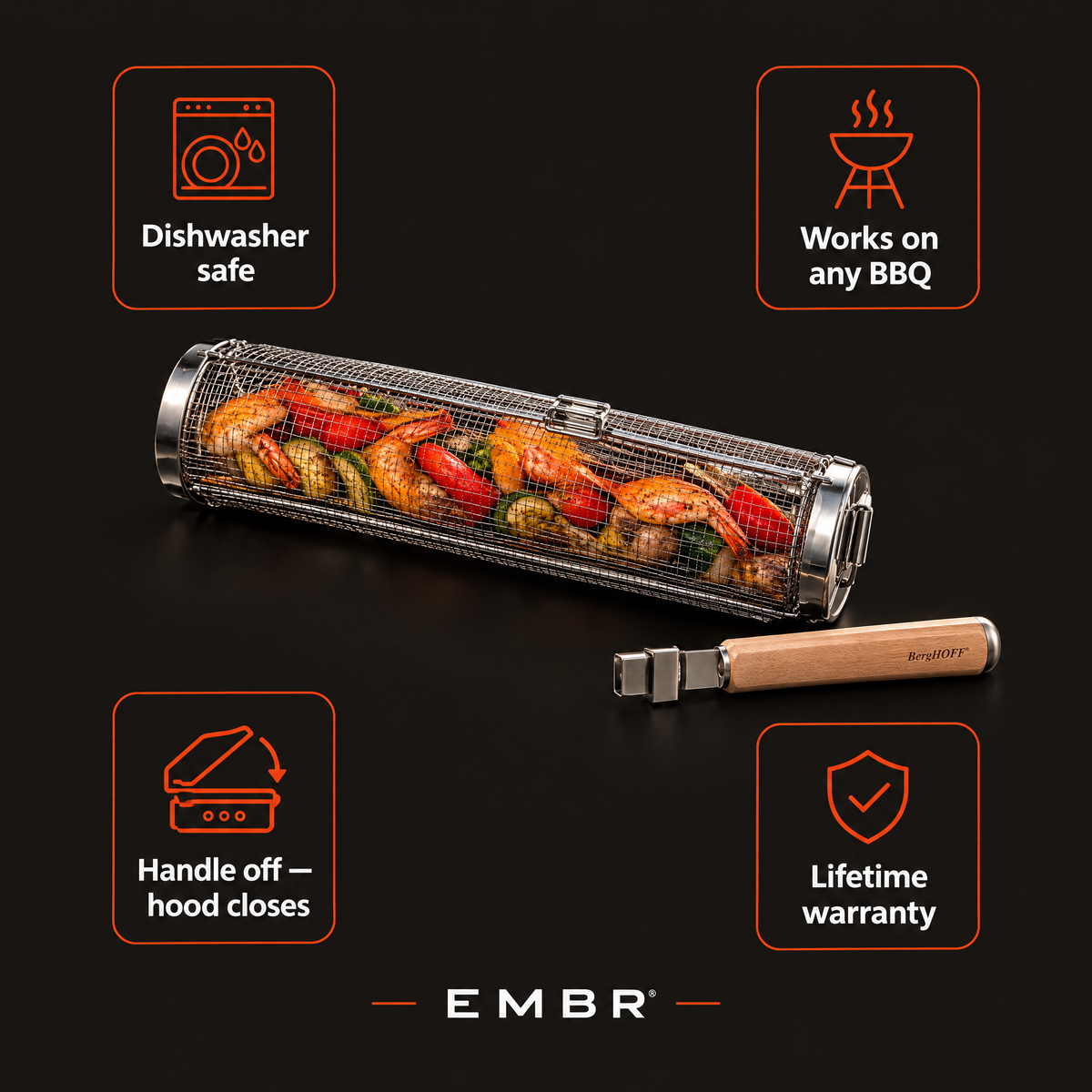 EMBR Rolling Grill Basket™